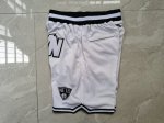 NBA Brooklyn Nets Just don shorts Blanc